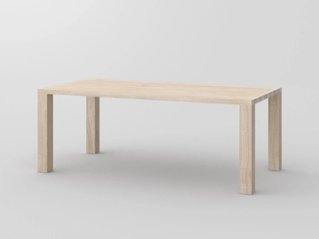 IUSTUS - Rectangular solid wood table by Vitamin Design - view 2